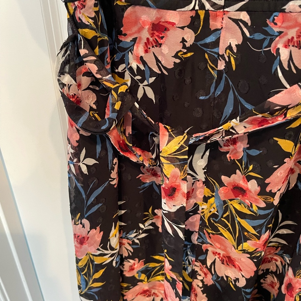 Lane Bryant Floral Black Dress - Picture 3 of 5
